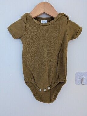 2 Baby One-Piece Bodysuit in Olive Green &Navy Blue